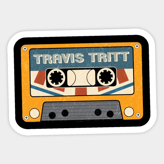 vintage Travis Tritt Sticker by bardo_bardon
